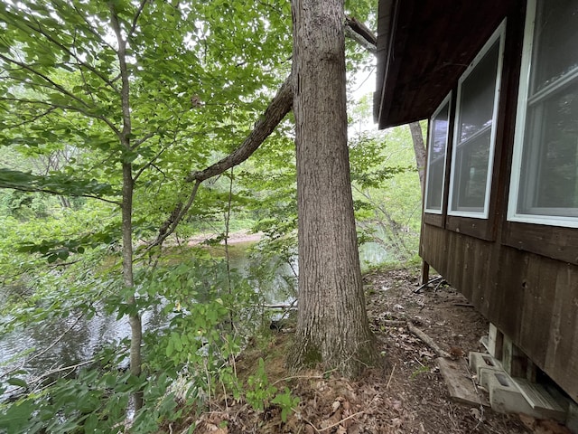 83 River Rd, Hiram, ME 04041 - view of yard with a water view