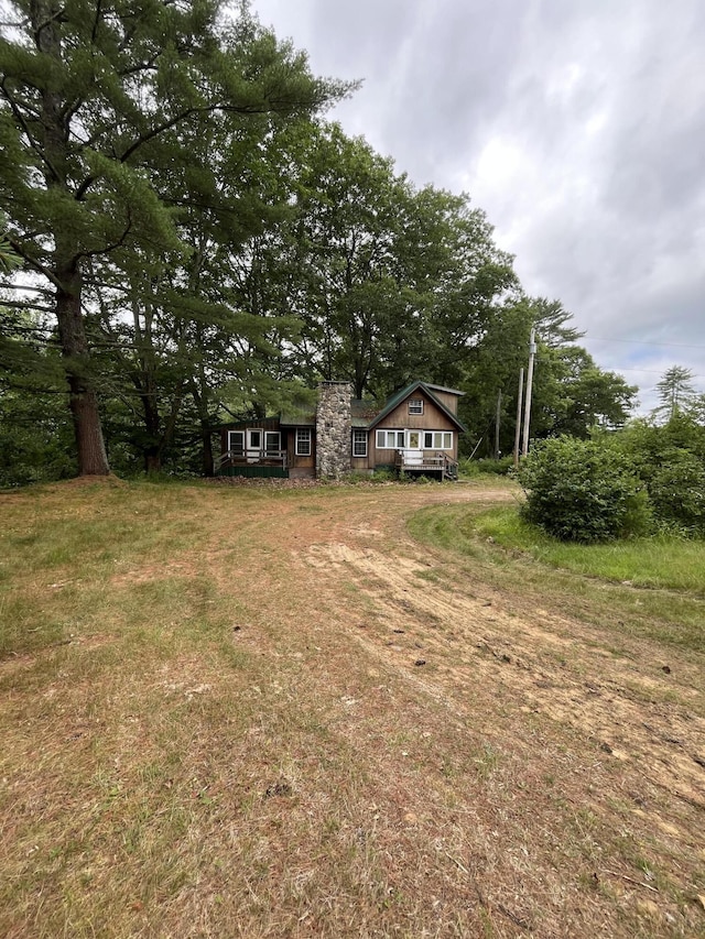 83 River Rd, Hiram, ME 04041 - view of yard