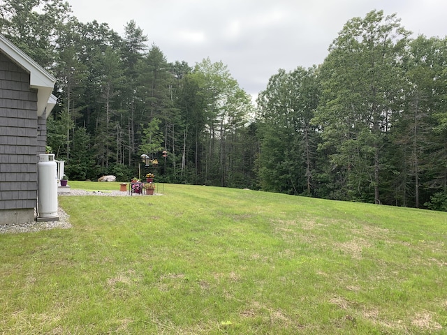 26 Townsend Ln, Boothbay, ME 04537 - view of yard featuring a forest view