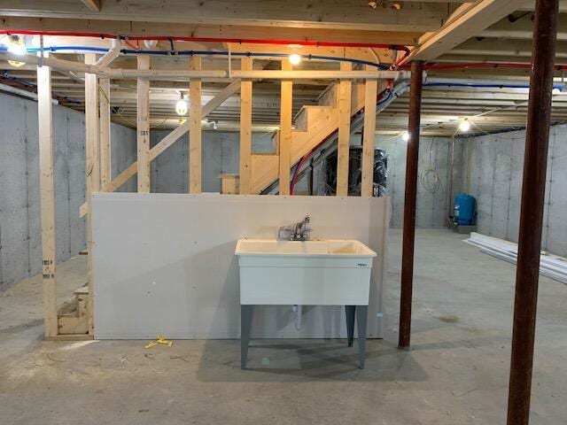 26 Townsend Ln, Boothbay, ME 04537 - view of unfinished basement