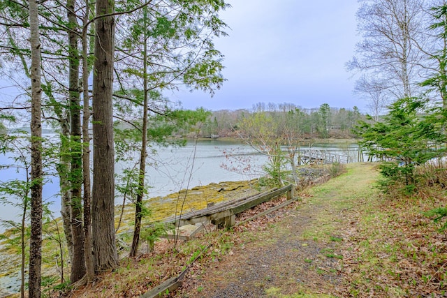 26 Townsend Ln, Boothbay, ME 04537 - view of water feature featuring a forest view