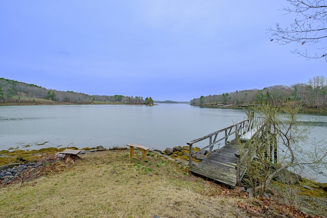 26 Townsend Ln, Boothbay, ME 04537 - dock area with a water view