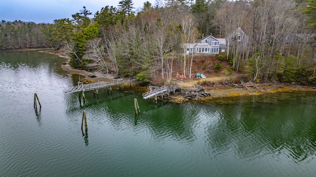 26 Townsend Ln, Boothbay, ME 04537 - property view of water with a view of trees