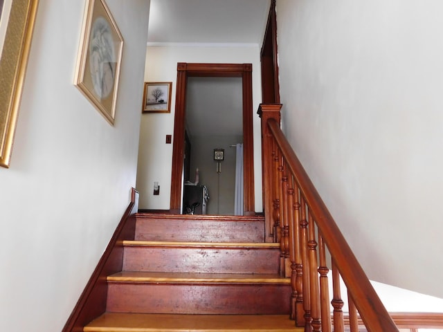 view of stairway