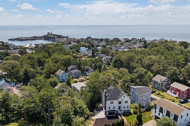 8 Harrison Ave, York, ME 03909 - aerial perspective of suburban area with a large body of water