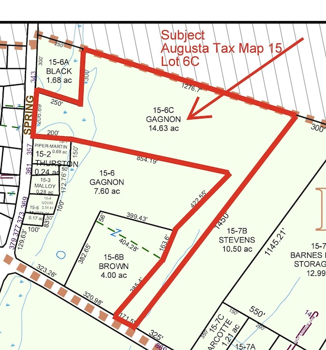 MAP15LOT6C Spring Rd, Augusta ME, 04330 land for sale