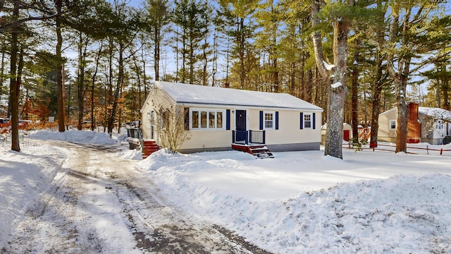 view of ranch-style home