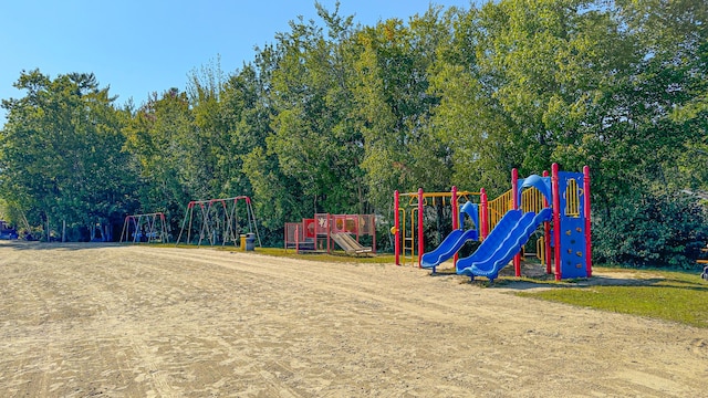 view of communal playground