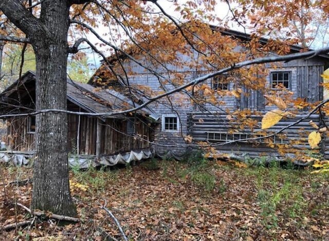 view of rear view of property