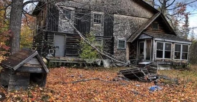 view of rear view of house