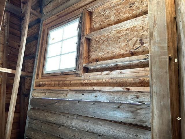 view of attic