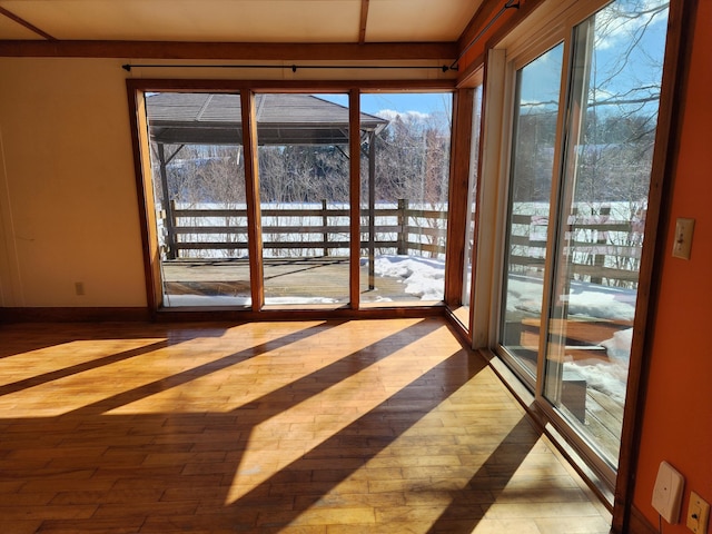 interior space featuring a wealth of natural light