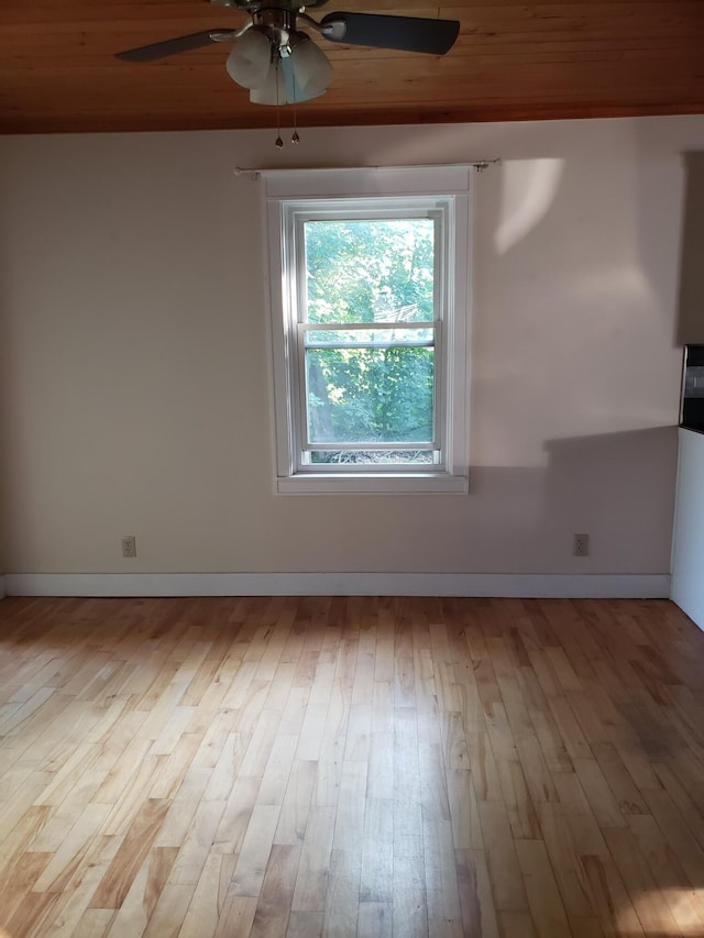 329 Hancock St, Bangor, ME 04401 - spare room with a ceiling fan and wood finished floors