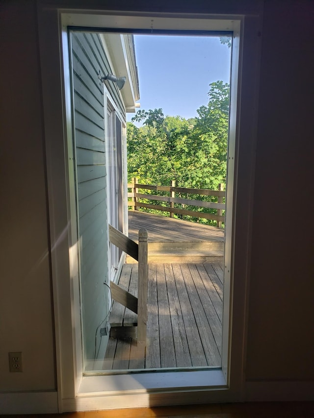 329 Hancock St, Bangor, ME 04401 - view of wooden terrace