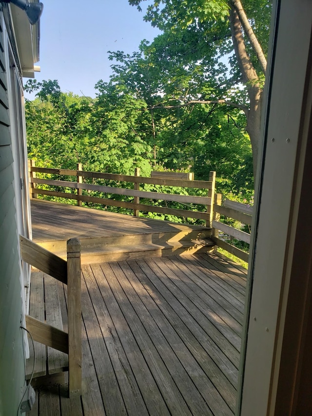 329 Hancock St, Bangor, ME 04401 - view of wooden terrace