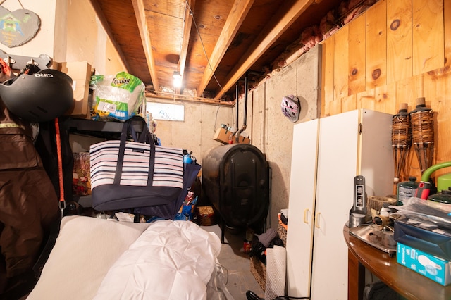 view of storage room