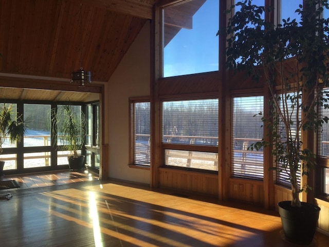 32 Dillon Rd, Harrison, ME 04040 - unfurnished sunroom with healthy amount of natural light