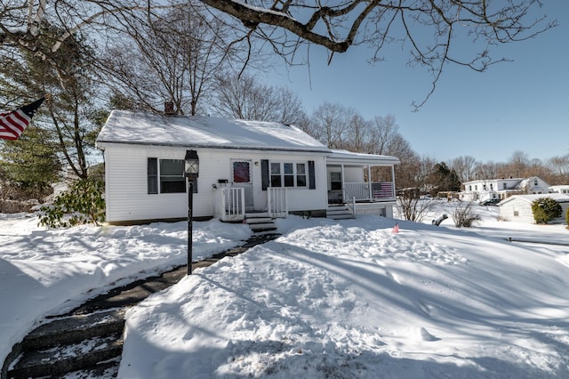 view of front of home