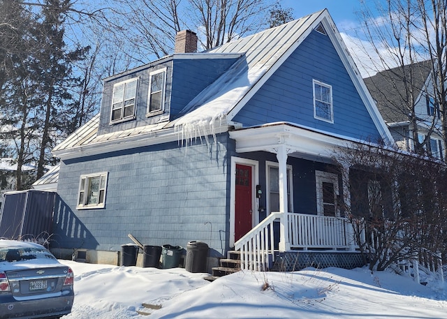 view of front of home