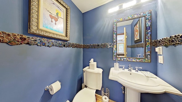 bathroom with toilet