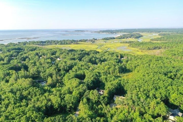 32 Beaver Pond Rd, Kennebunkport, ME 04046 - bird's eye view with a forest view