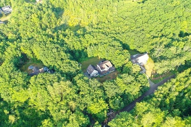 32 Beaver Pond Rd, Kennebunkport, ME 04046 - birds eye view of property with a view of trees