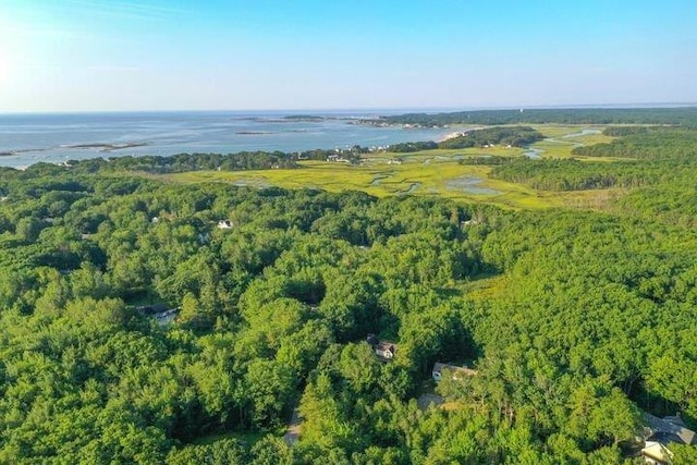 32 Beaver Pond Rd, Kennebunkport, ME 04046 - drone / aerial view with a view of trees