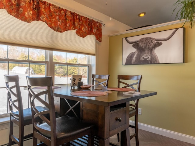27 Orchard Ln, Minot, ME 04258 - dining space with baseboards and recessed lighting