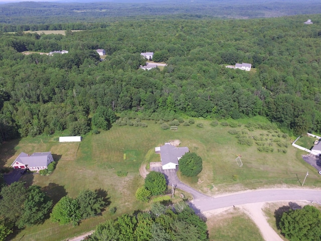 27 Orchard Ln, Minot, ME 04258 - aerial view of property's location featuring a forest