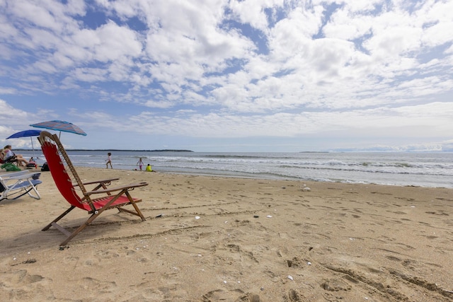 water view with a beach view
