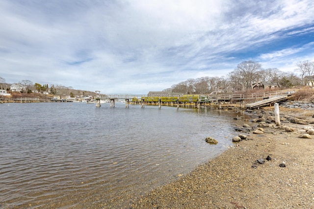 10 Leeman Hill Rd, Bristol, ME 04554 - water view with a dock