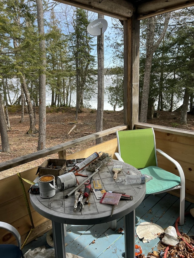 45 Dickson Rd, Carrying Place Town Twp, ME 04961 - sunroom featuring a wealth of natural light