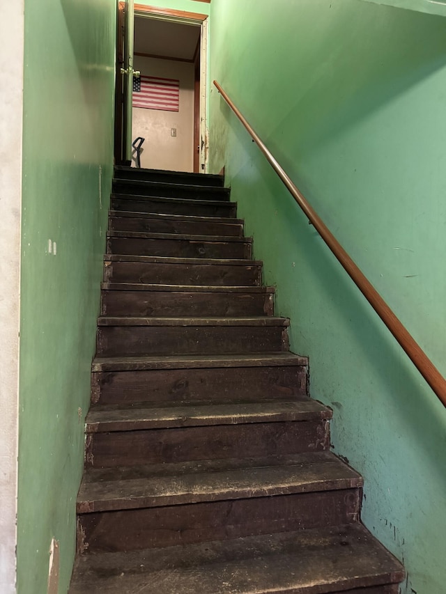 view of staircase