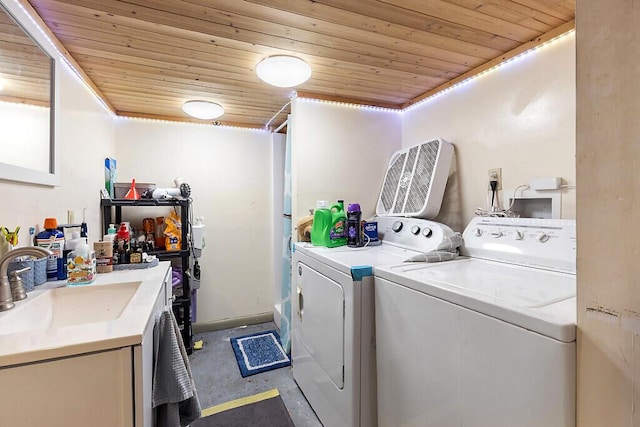 view of laundry room