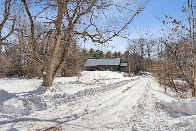 view of road