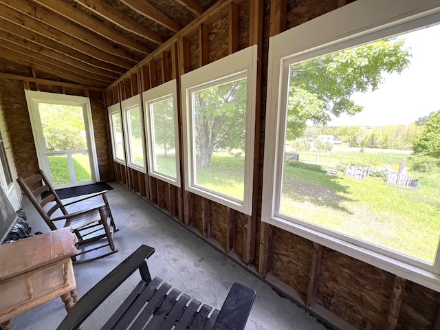 96 Exeter Rd, Garland, ME 04939 - view of unfurnished sunroom