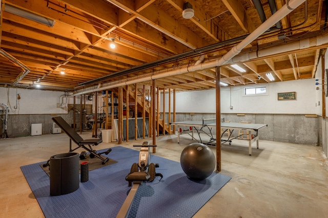 view of exercise room