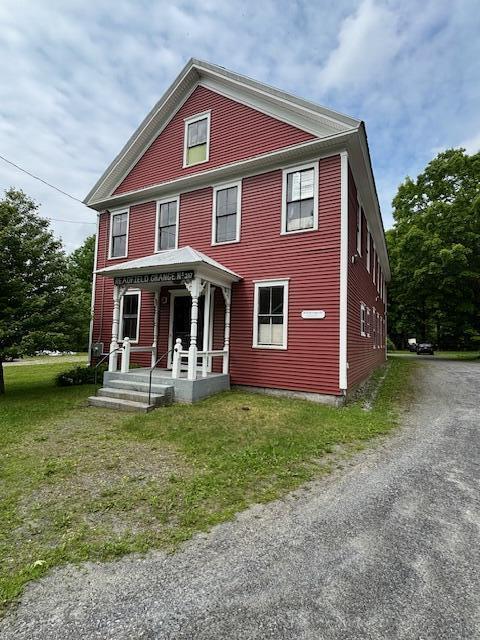 12 Church Rd, Readfield, ME 04355 - view of front of property featuring a gazebo, driveway, and a front yard