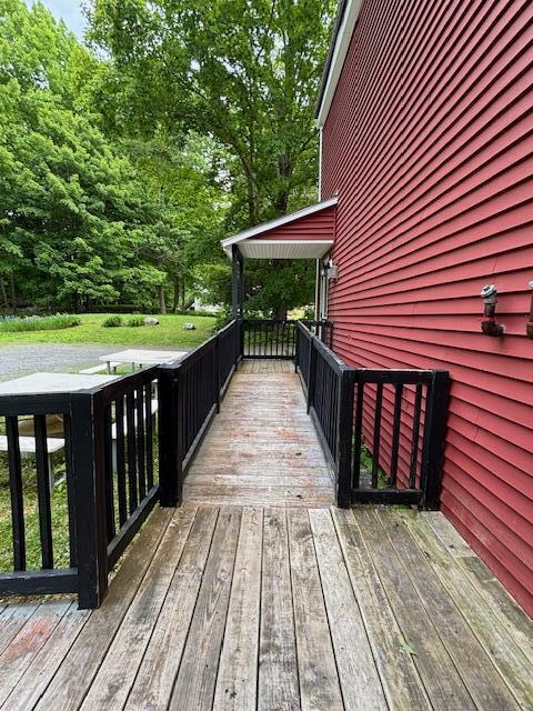12 Church Rd, Readfield, ME 04355 - view of deck