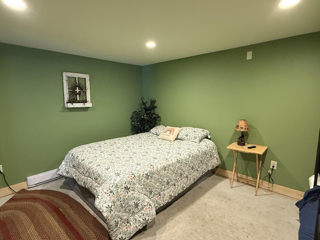 9 Ledge Dr, Greenville, ME 04441 - bedroom with carpet, baseboards, and recessed lighting