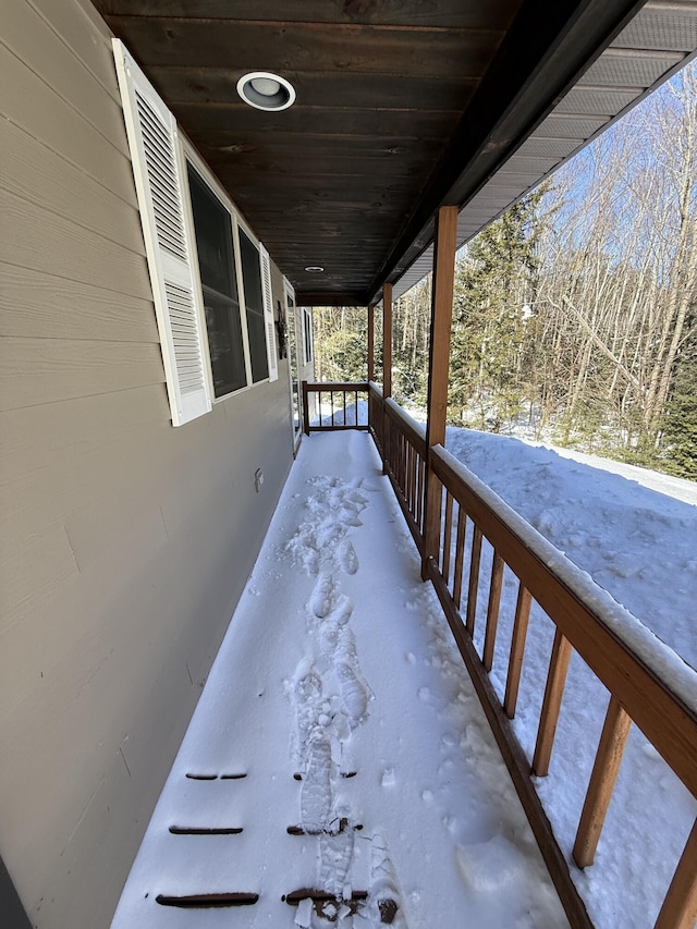 9 Ledge Dr, Greenville, ME 04441 - wooden deck with a porch