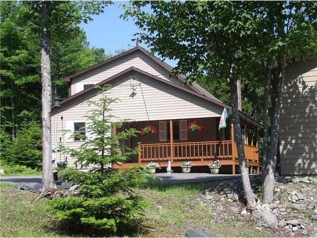 9 Ledge Dr, Greenville, ME 04441 - rear view of property featuring a deck