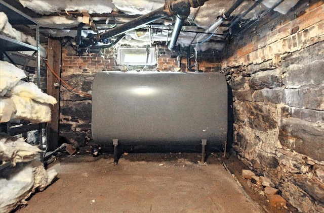 49 Old Village Rd, Winthrop, ME 04364 - basement with heating fuel