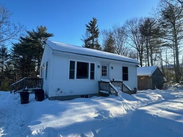 view of front of home