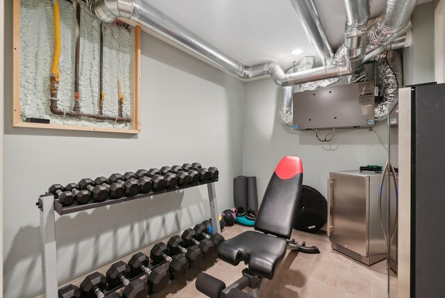 view of exercise room