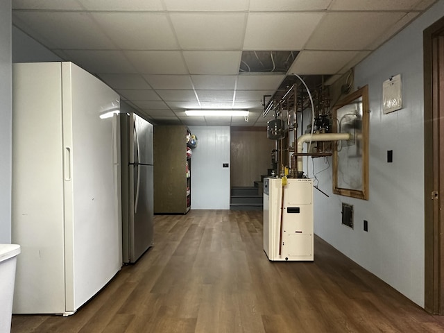 utility room with a heating unit