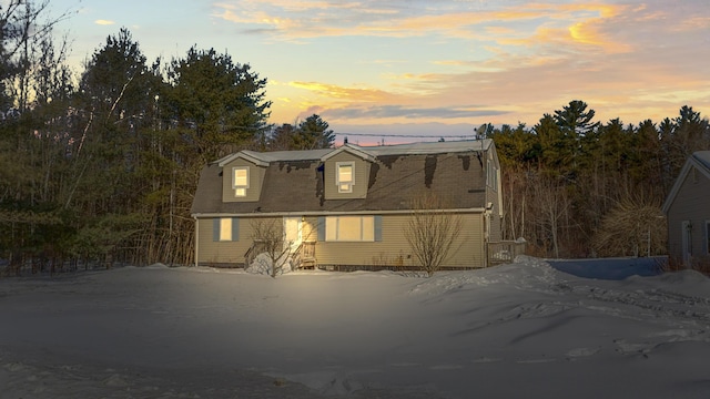 view of colonial inspired home