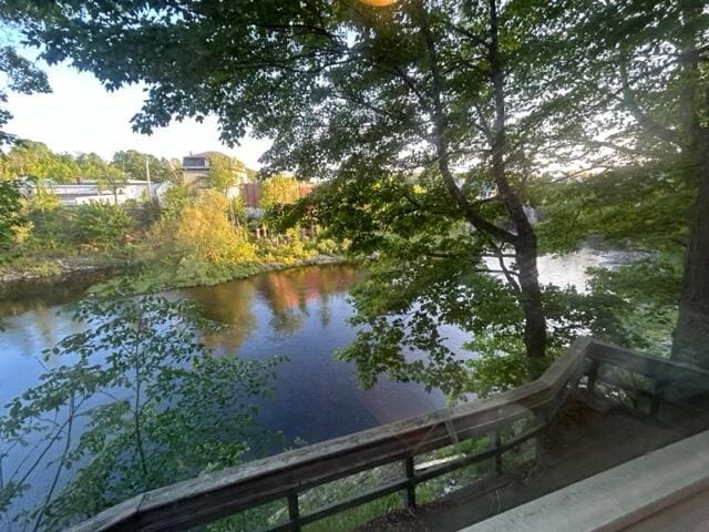 view of water feature