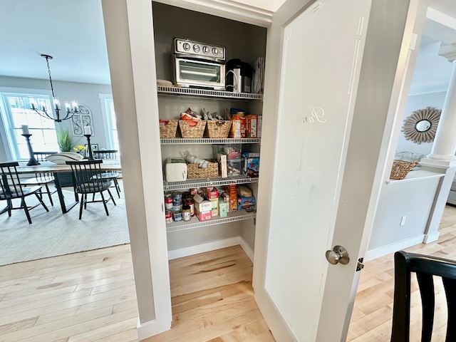 view of pantry