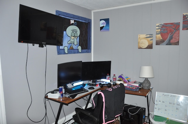 view of office area
